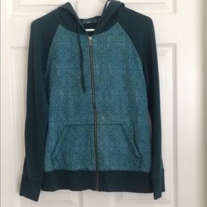 Prana zip sweatshirt, size M